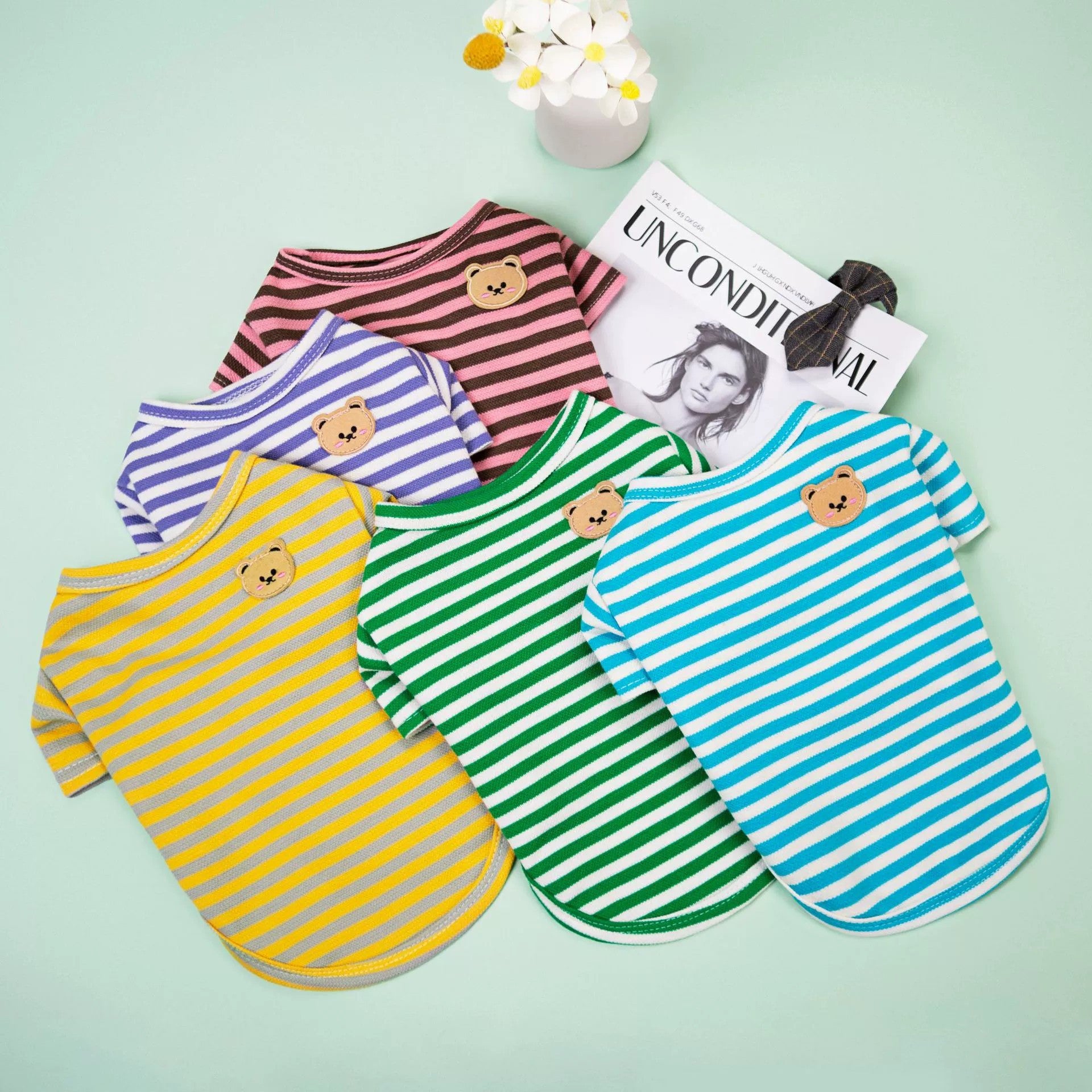 Breathable Summer Pet T-Shirt Lightweight Casual Wear