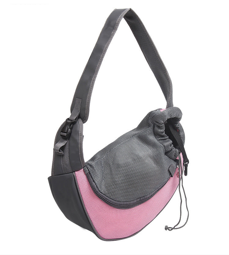 Portable Pet Carrier Mesh Shoulder Travel Bag Tote