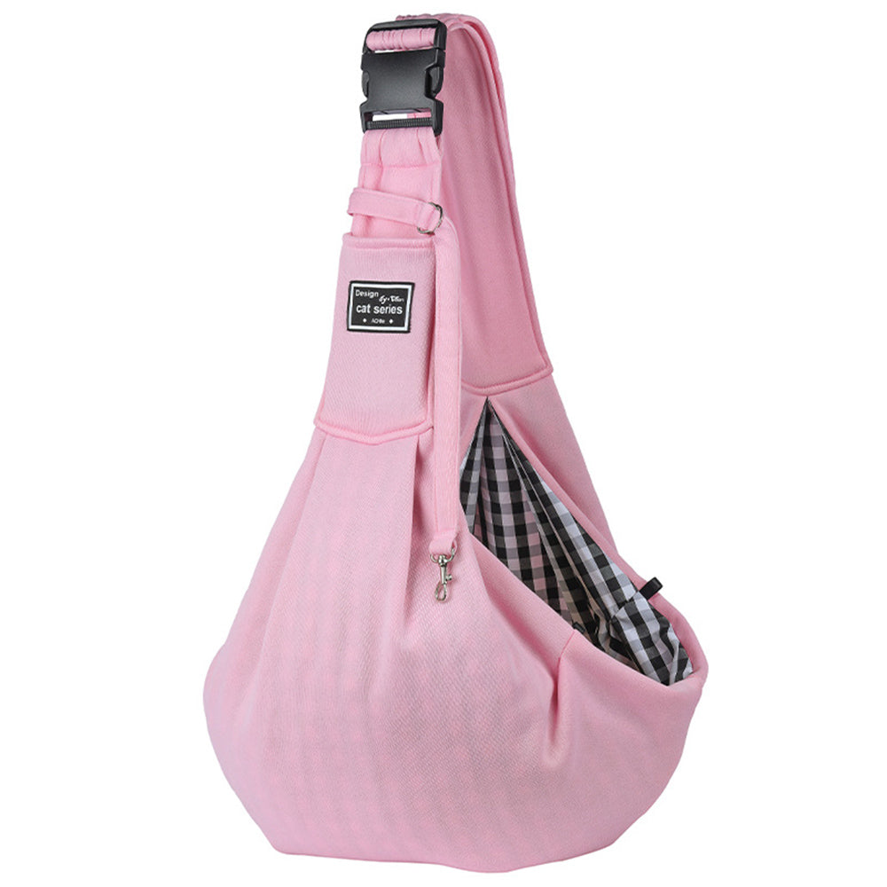 Cotton Pet Shoulder Carrier Crossbody Travel Tote Bag
