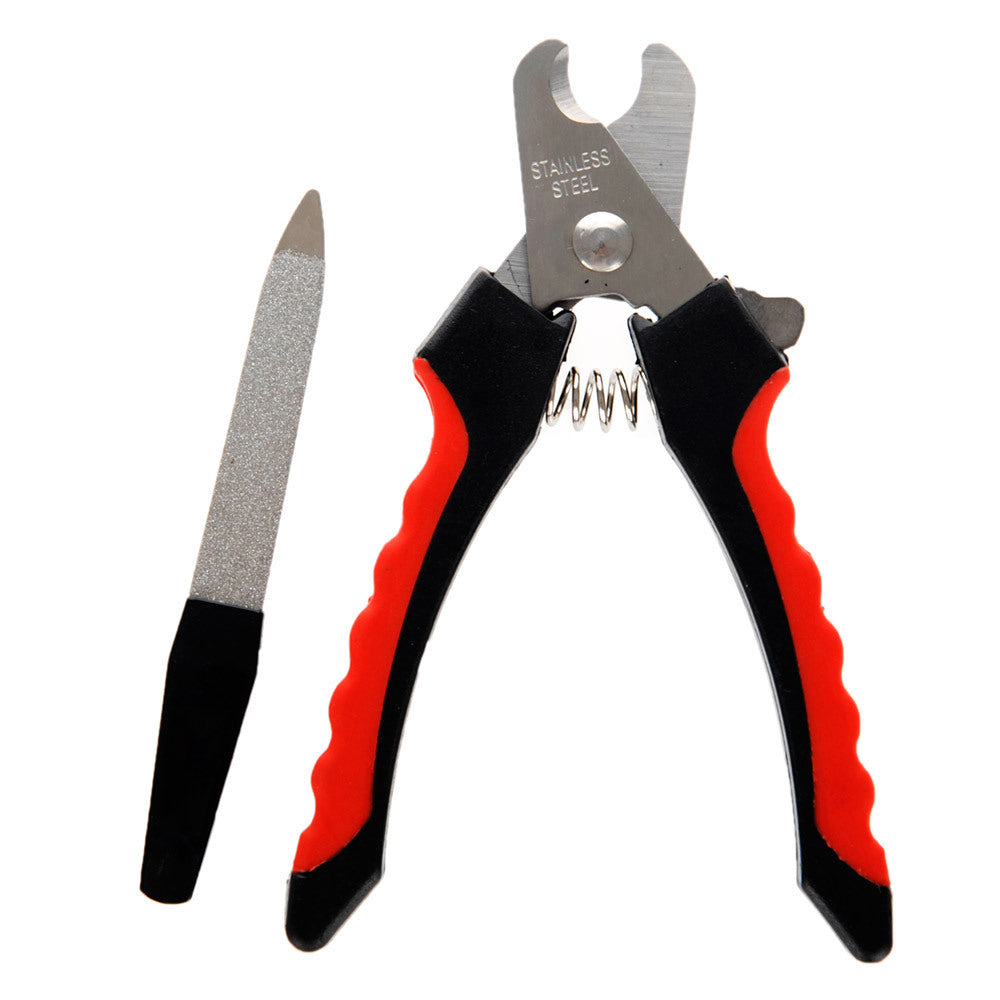 LED Pet Nail Clippers Illuminated Grooming Scissors Tool