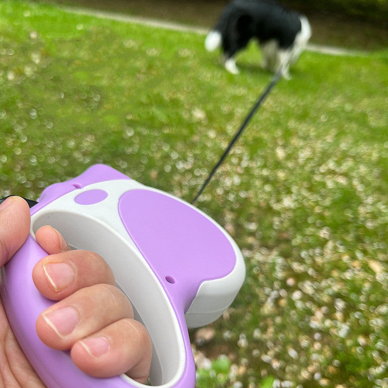 Retractable Pet Rope Leash With Built-In LED Light