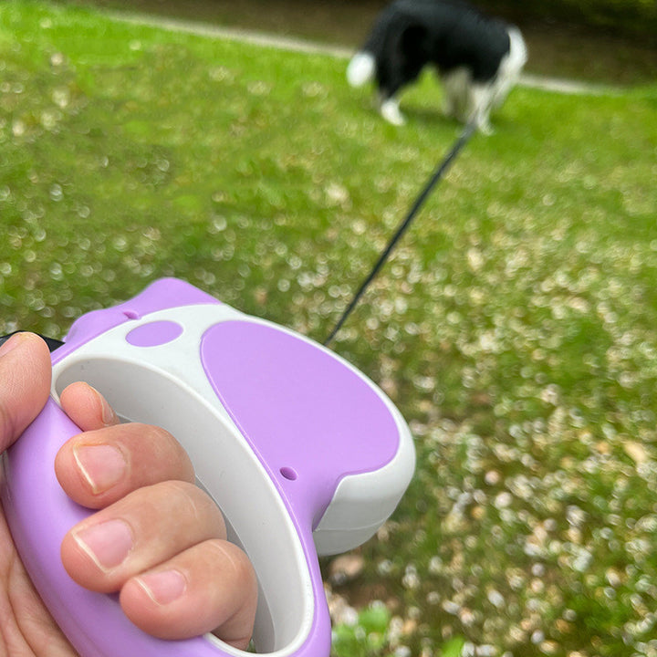 Retractable Pet Rope Leash With Built-In LED Light