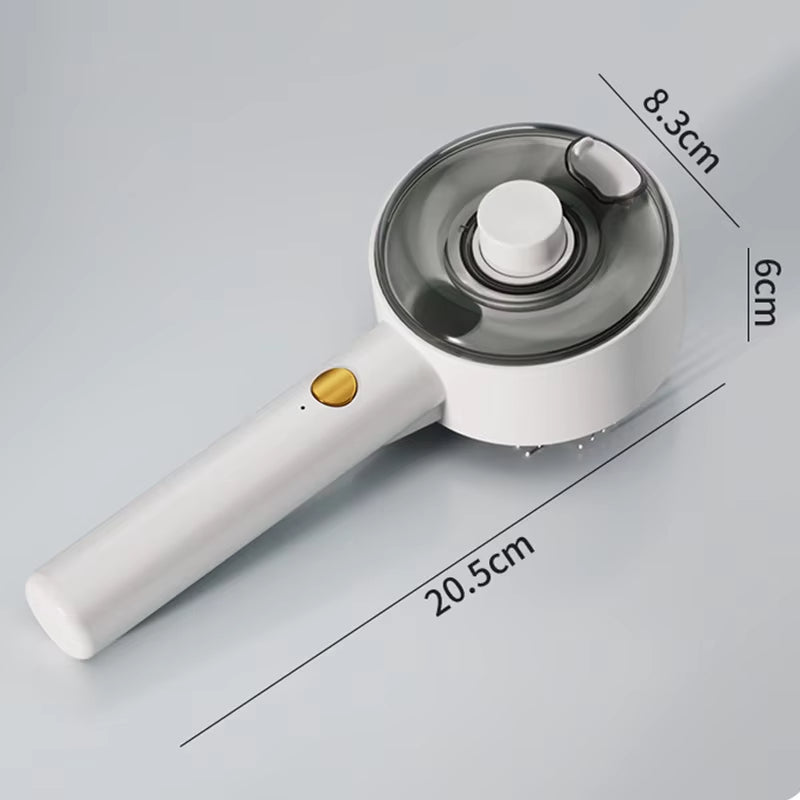 Electric Steam Pet Grooming Brush 3-In-1 Spray Massage Tool
