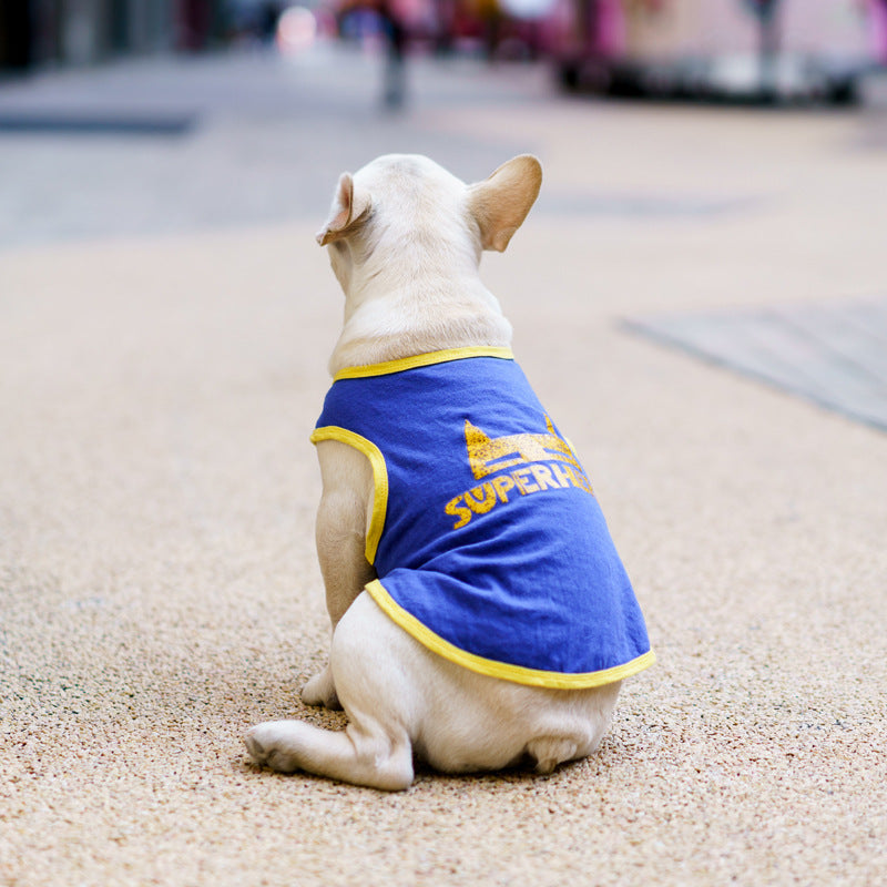 Fashionable Pet Summer T-Shirt Lightweight Casual Wear
