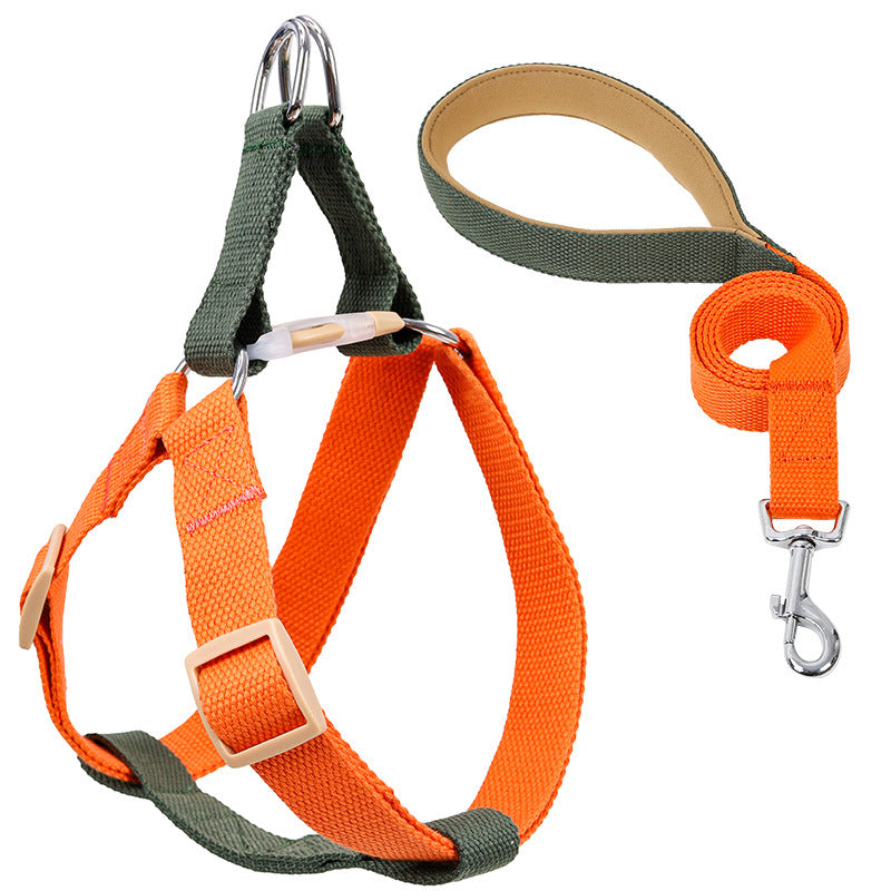 Vest Style Pet Drawstring Leash Walking Harness Strap