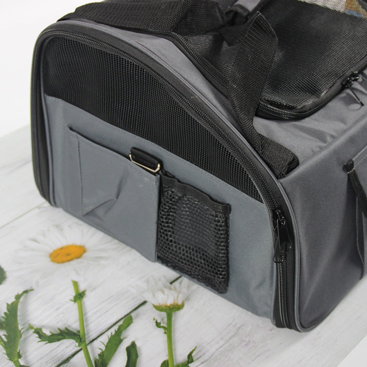 Pet Folding Car Seat Carrier Hammock Travel Safety Bag