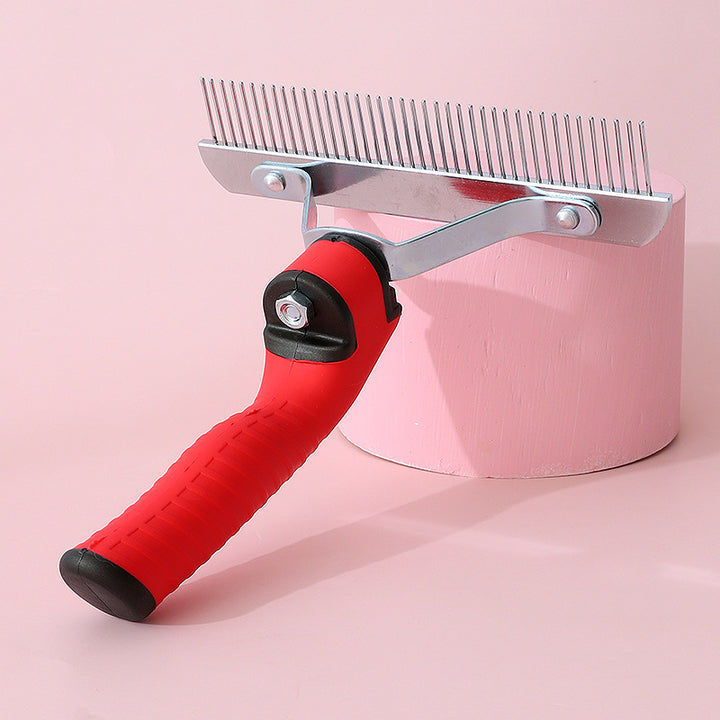Extra Large Pet Rake Comb Deshedding Grooming Brush Tool