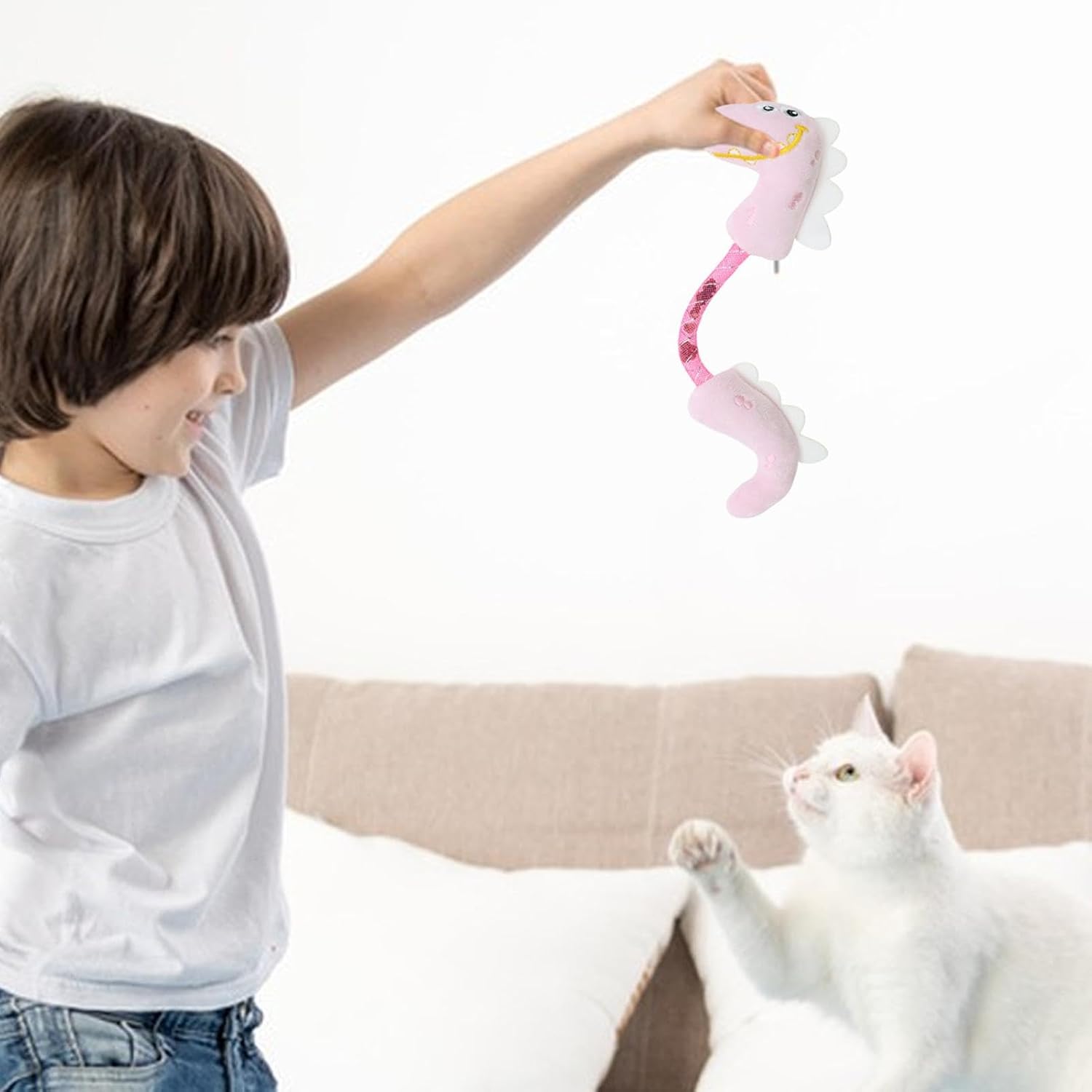 Catnip Rope Chew Interactive Pet Teeth Cleaning Toy