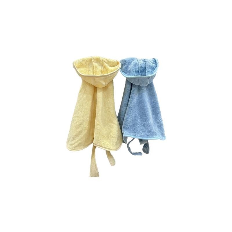 Pet Soft Thickened Coral Fleece Wearable Bathrobe Towel