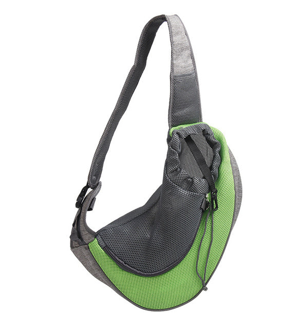 Portable Pet Carrier Mesh Shoulder Travel Bag Tote