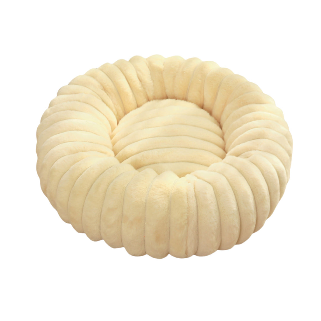 Heavy Duty Plush Pet Nest Round Warm Winter Bed