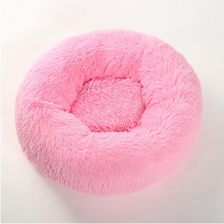Soft Thick Plush Round Pet Bed Sleep Mat