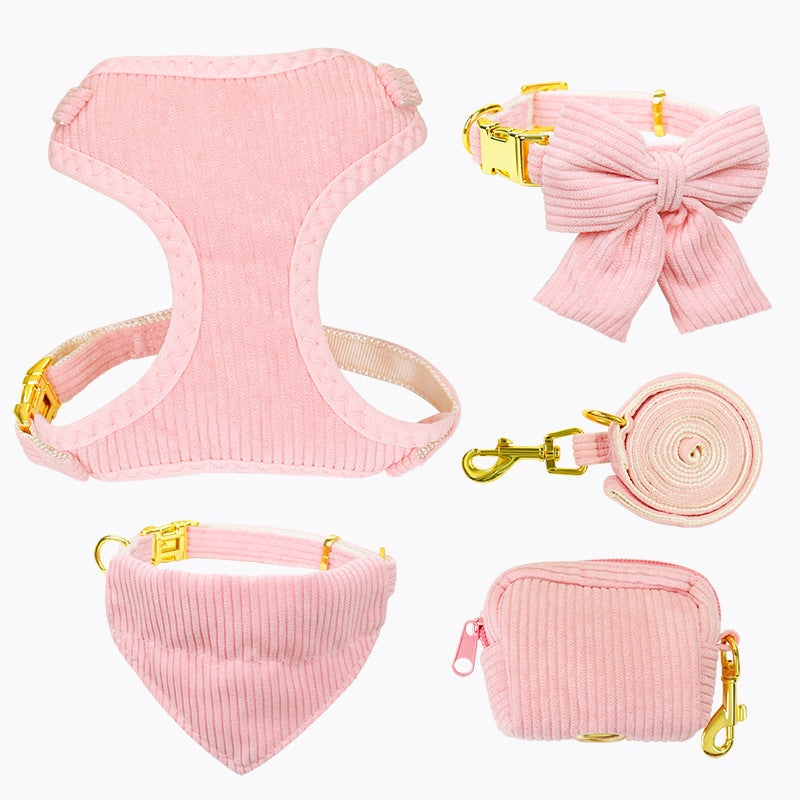 Outdoor Pet Harness And Leash Set For Walking Control