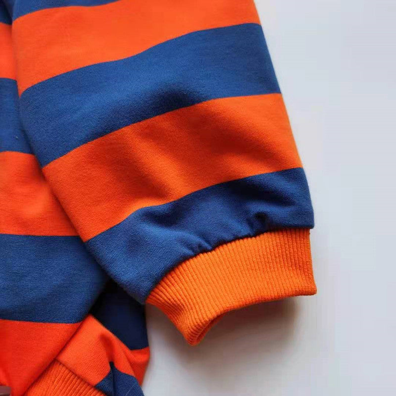 Cute Striped Pet T Shirt Casual Fashion Clothing