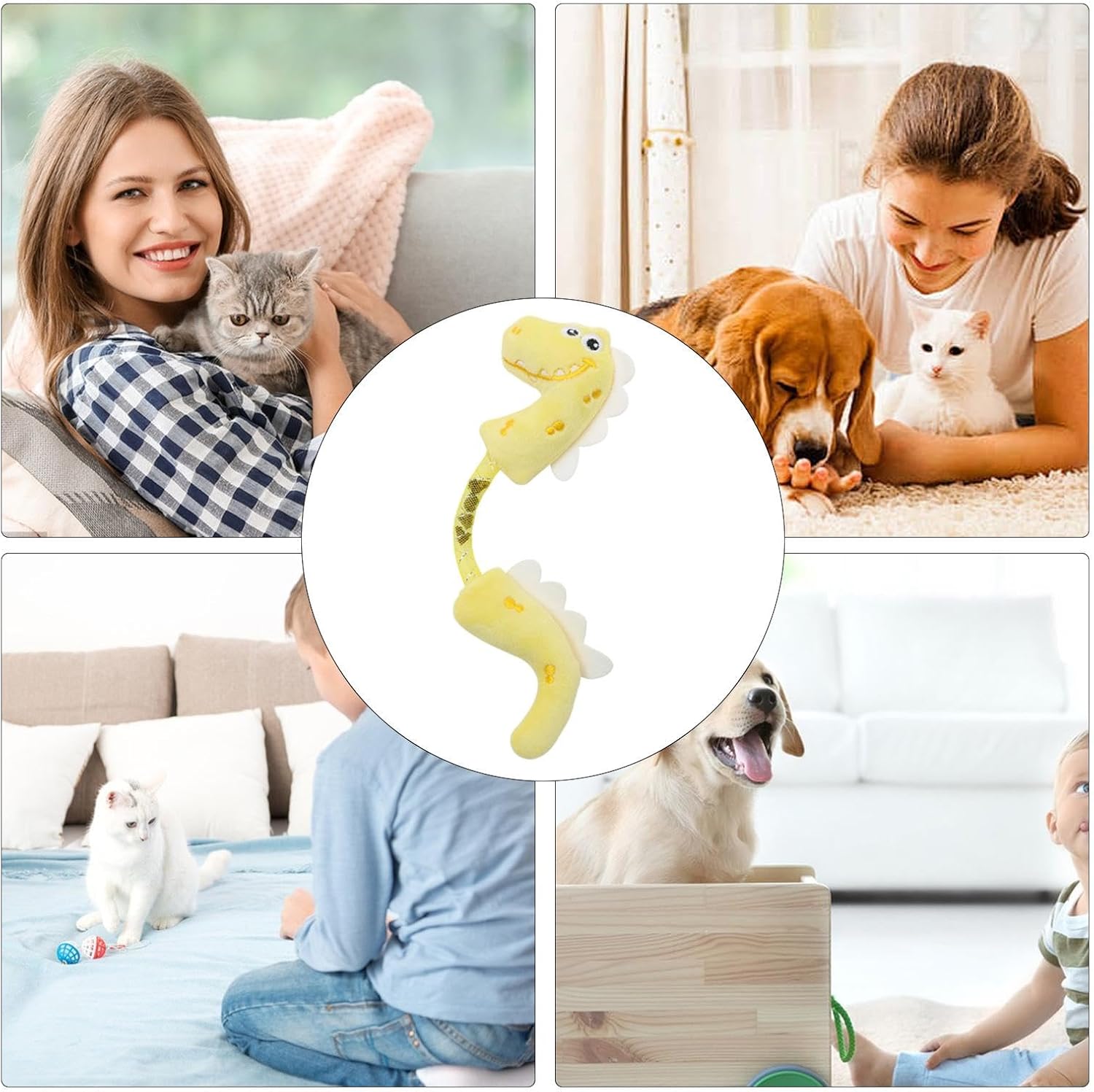Catnip Rope Chew Interactive Pet Teeth Cleaning Toy