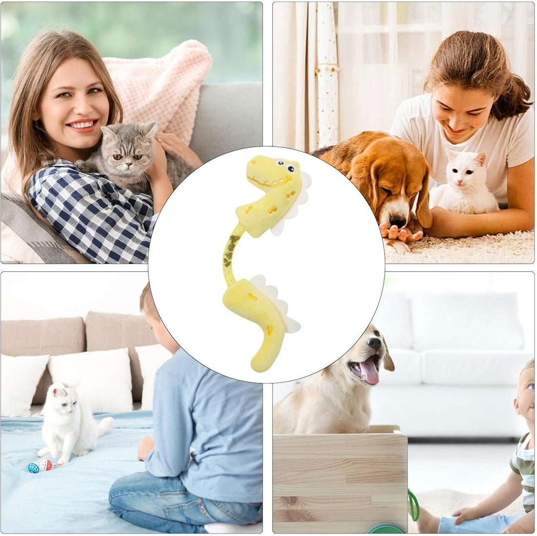 Catnip Rope Chew Interactive Pet Teeth Cleaning Toy
