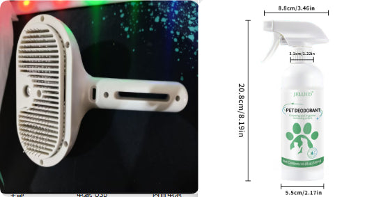Self Cleaning Pet Grooming Brush Hair Removal Dematting Tool