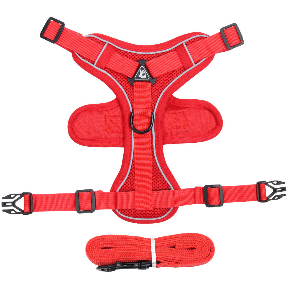 New Pet Harness Vest With Chest Strap And Leash