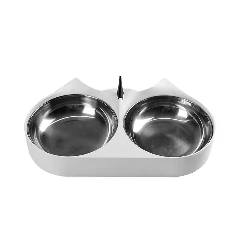 Capsule Automatic Feeding Double Bowl Pet Feeder System