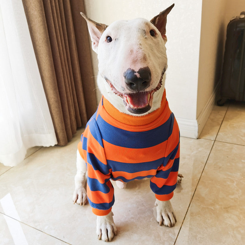 Cute Striped Pet T Shirt Casual Fashion Clothing