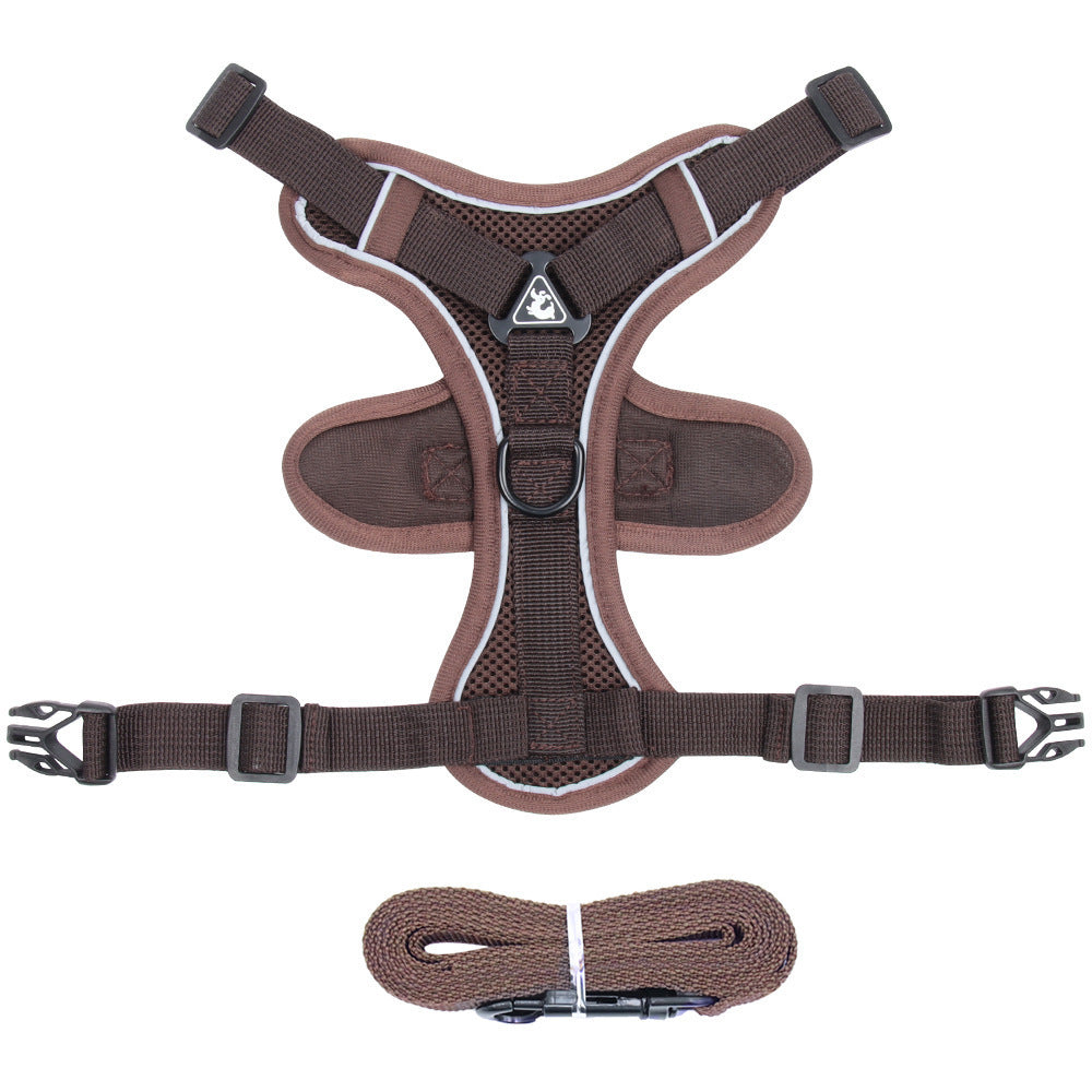 New Pet Harness Vest With Chest Strap And Leash