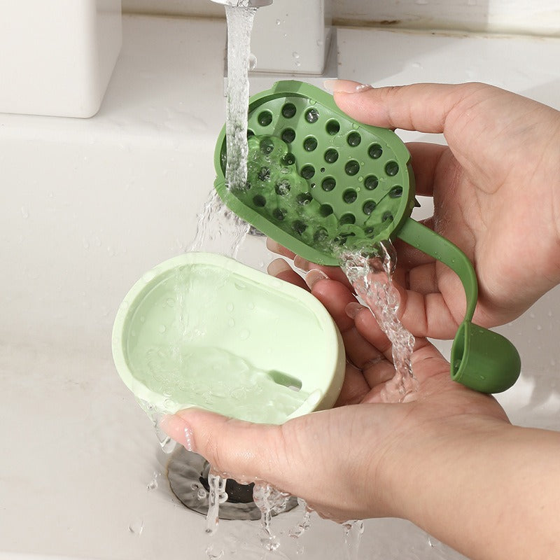 Soft Gel Shampoo Massage Bath Brush Pet Cleaning Tool