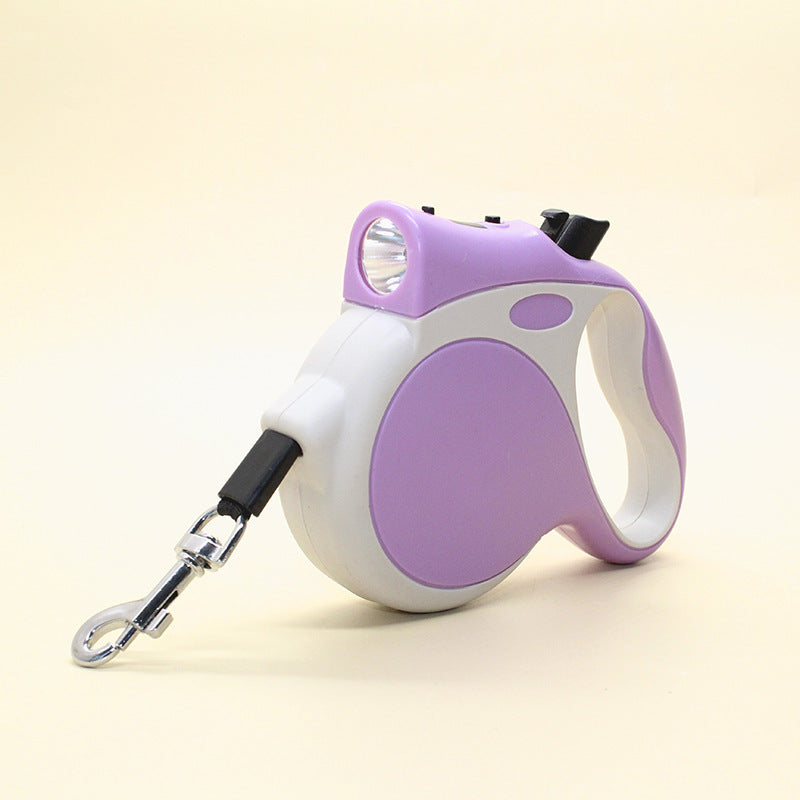 Retractable Pet Rope Leash With Built-In LED Light