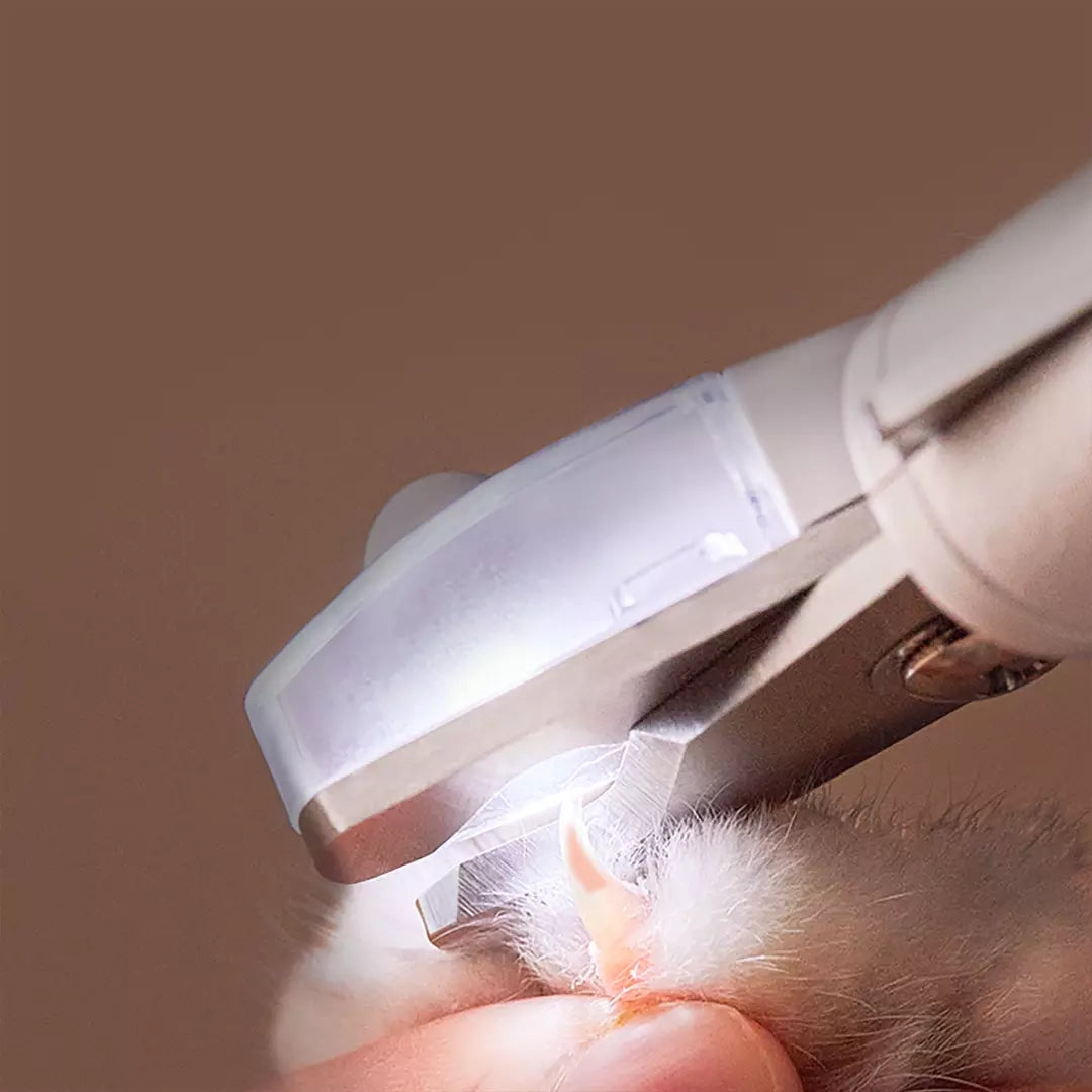 LED Pet Nail Clipper Scissors Grooming Trimming Tool