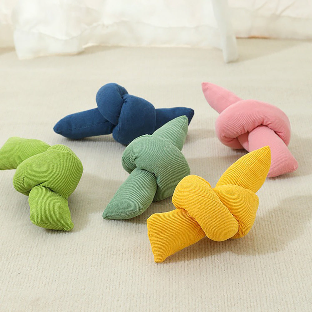 Natural Cotton Knot Rope Interactive Pet Tug Toy