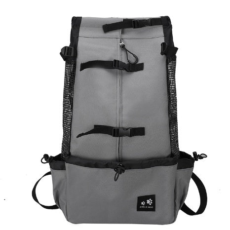 Double Shoulder Pet Backpack Carrier Travel Outdoor Bag