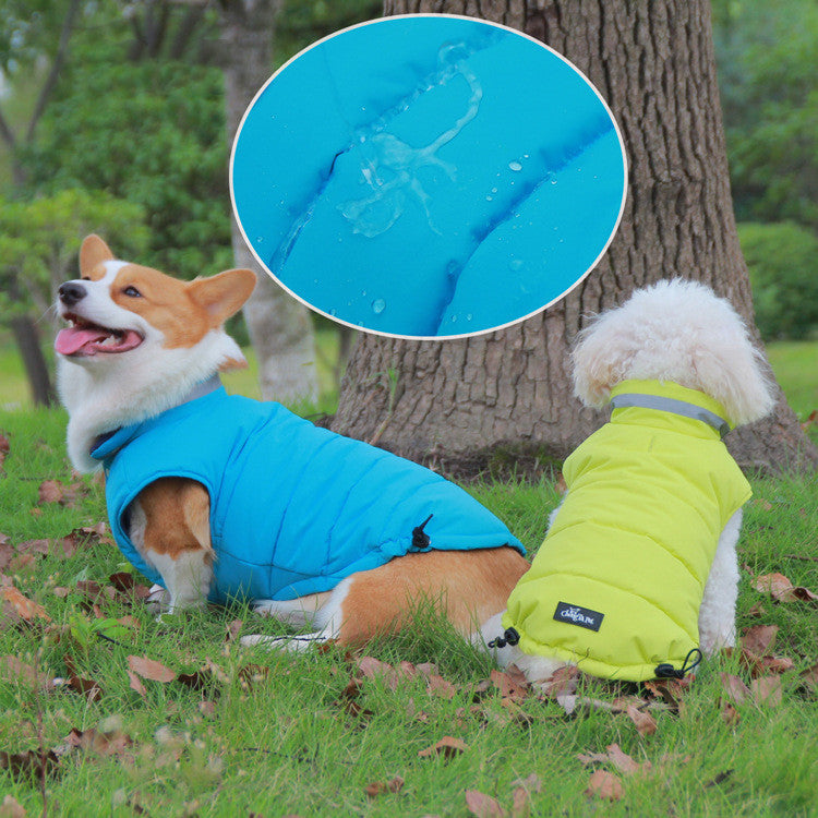 Thickened Waterproof Outdoor Pet Jacket Reflective Safety Wear