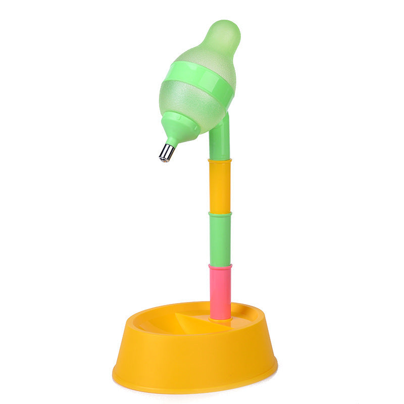 Automatic Pet Water Dispenser Adjustable Height Feeding Fountain