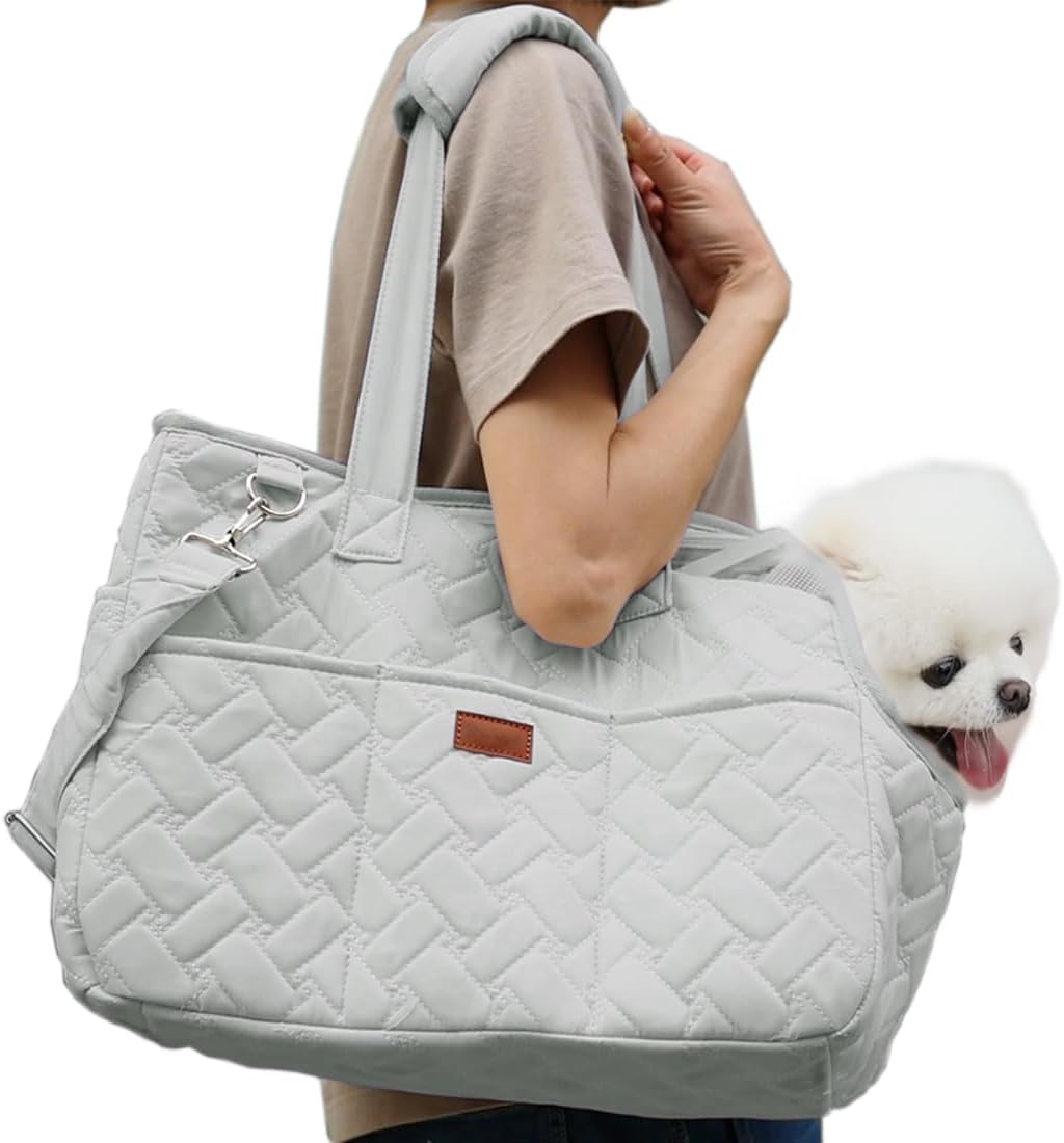Breathable Pet Carrier Handbag Mesh Cushion Travel Tote