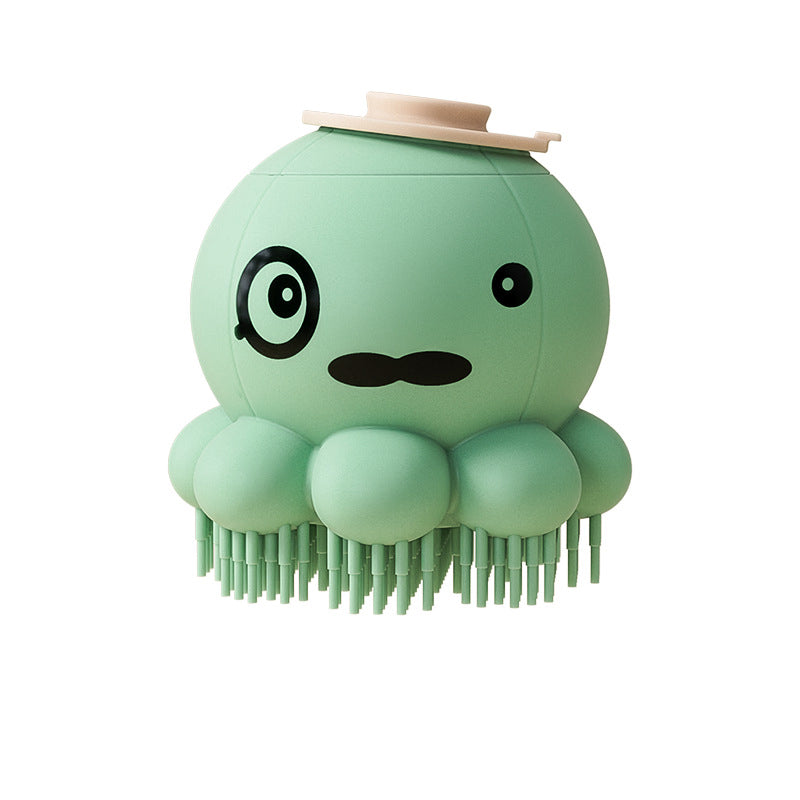 Pet Silicone Bath Massage Comb Body Wash Brush Tool