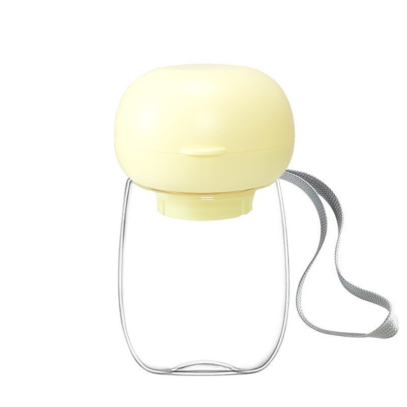 Portable Pet Travel Water Bottle Feeding Cup With Bowl