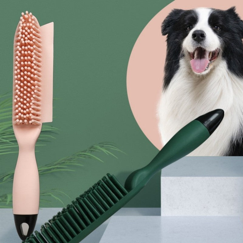 Pet Hair Remover Grooming Brush Massage Comb Detangling Tool