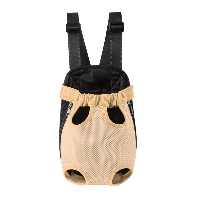 Breathable Pet Backpack Carrier Adjustable Travel Hiking Bag