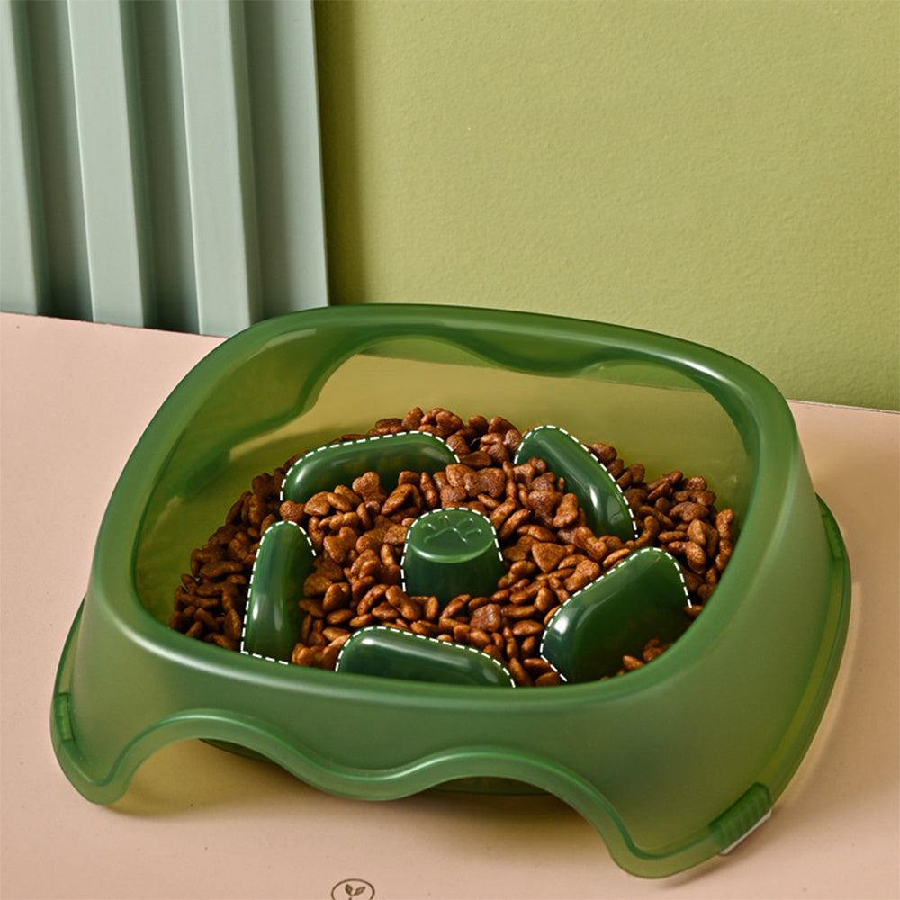 Pet Slow Feeding Bowl Anti Choking Water Feeder