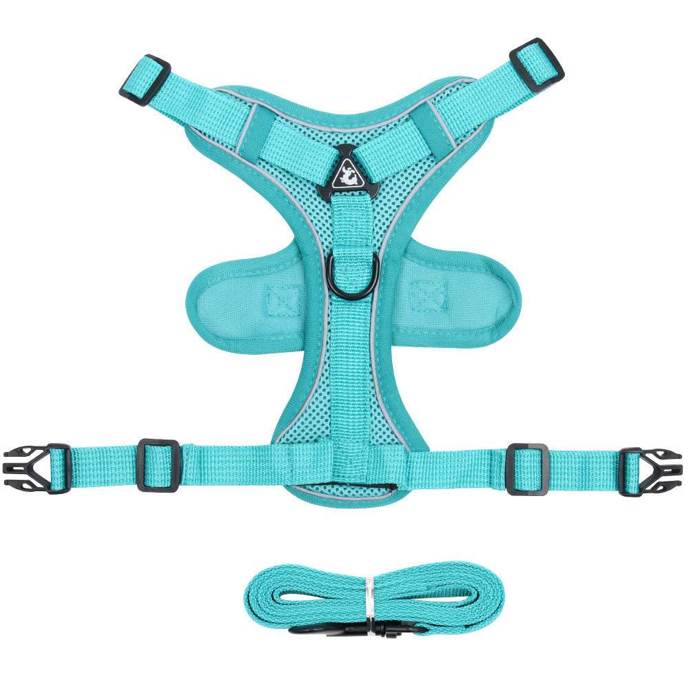 New Pet Harness Vest With Chest Strap And Leash