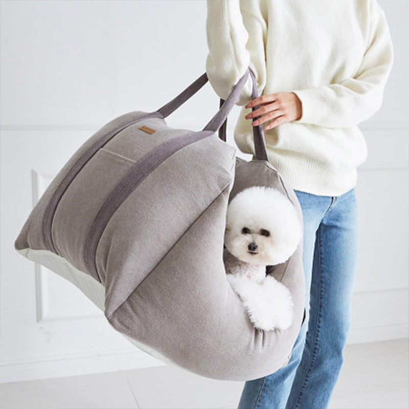 Waterproof Pet Car Seat Carrier Travel Safety Basket Bed