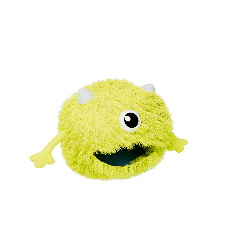 Fluffy Round Pet Bed Soft Plush Calming Washable Non Slip