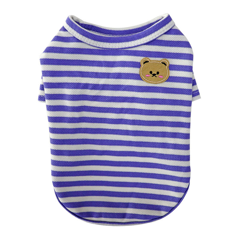 Breathable Summer Pet T-Shirt Lightweight Casual Wear