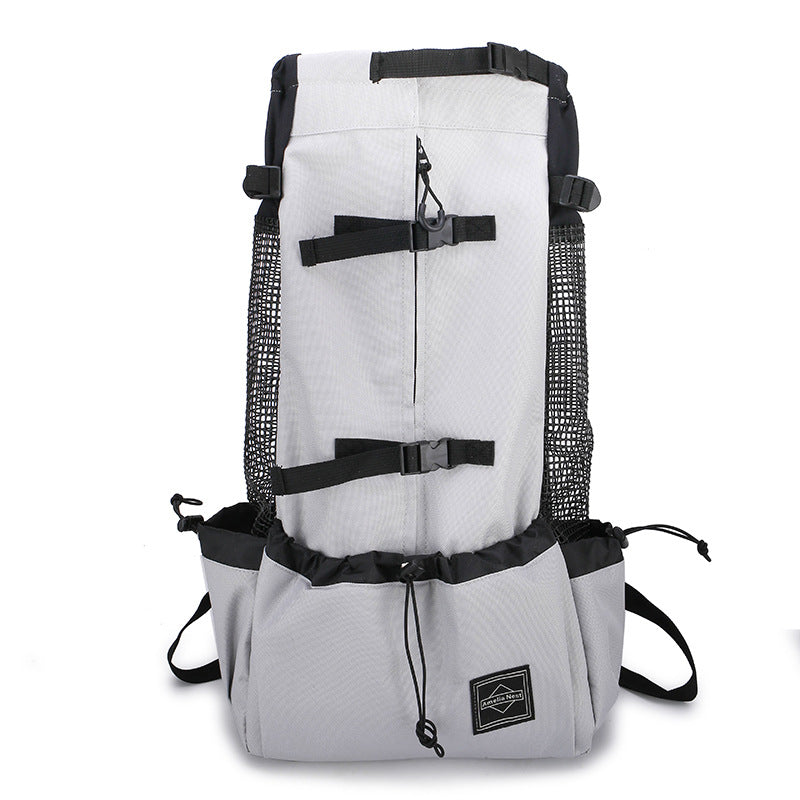 Double Shoulder Pet Backpack Carrier Travel Outdoor Bag