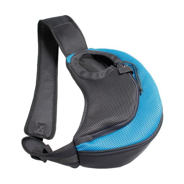 Portable Pet Carrier Mesh Shoulder Travel Bag Tote