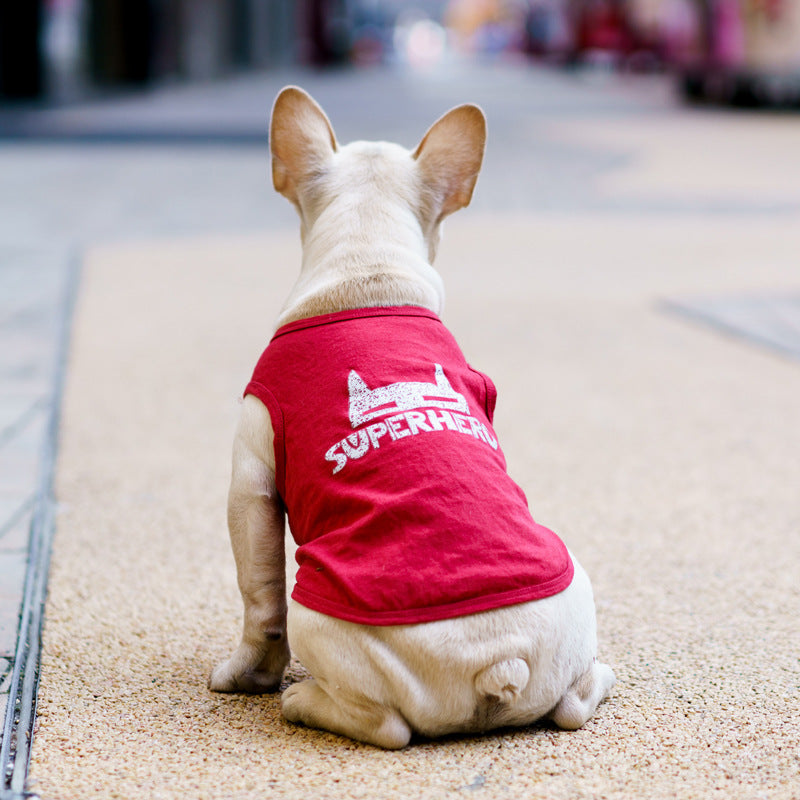 Fashionable Pet Summer T-Shirt Lightweight Casual Wear