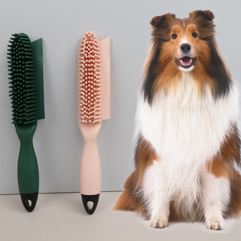 Pet Hair Remover Grooming Brush Massage Comb Detangling Tool