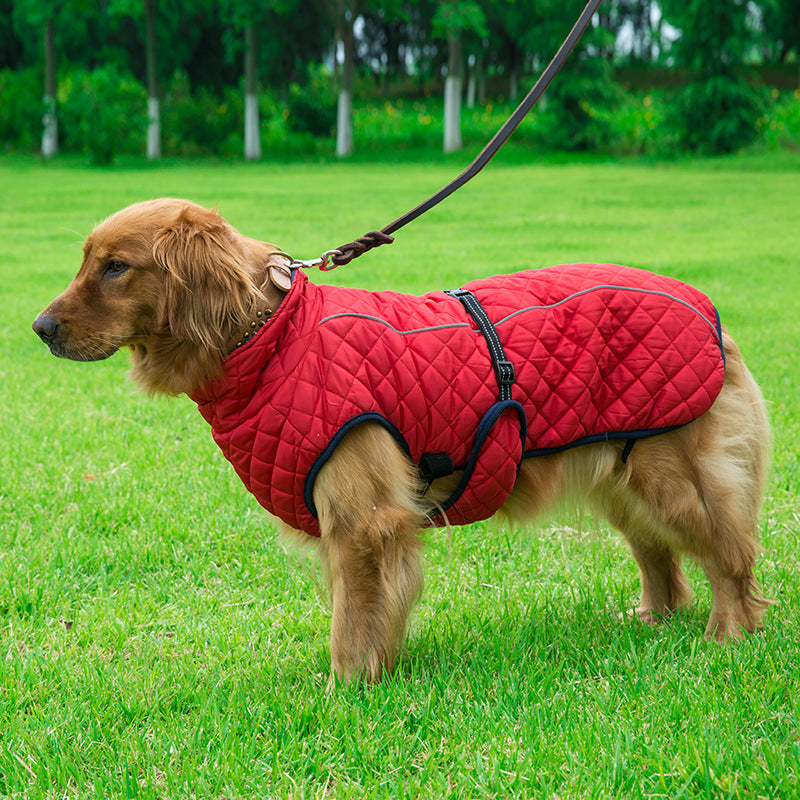 Adjustable Warm Pet Cotton Jacket Clothing