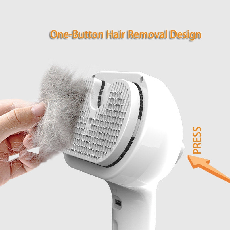 Self Cleaning Pet Grooming Brush Hair Removal Dematting Tool