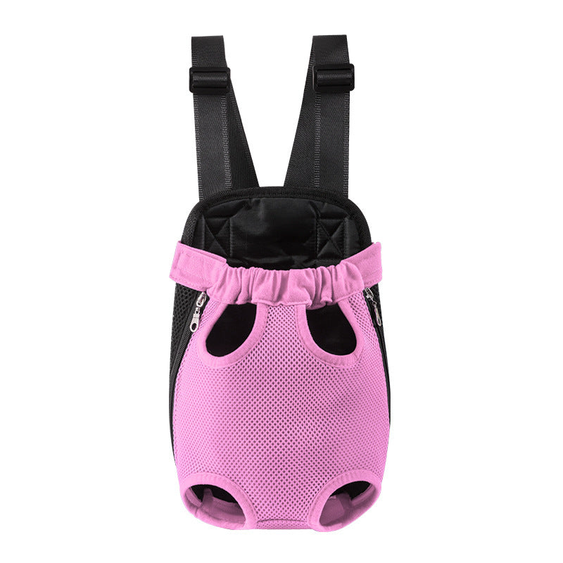 Breathable Pet Backpack Carrier Adjustable Travel Hiking Bag