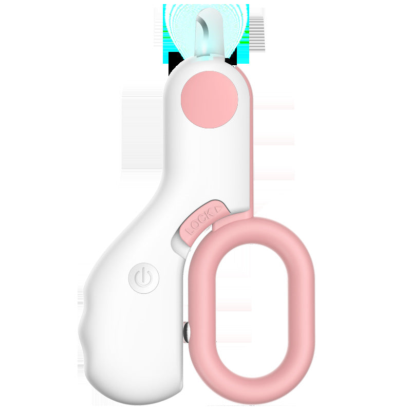 LED Pet Nail Trimmer Illuminated Mini Grooming Tool